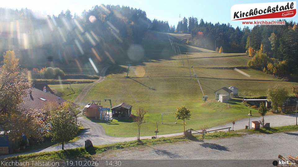 Archiv Foto Webcam Skiabfahrtshang im Schidorf Kirchbach