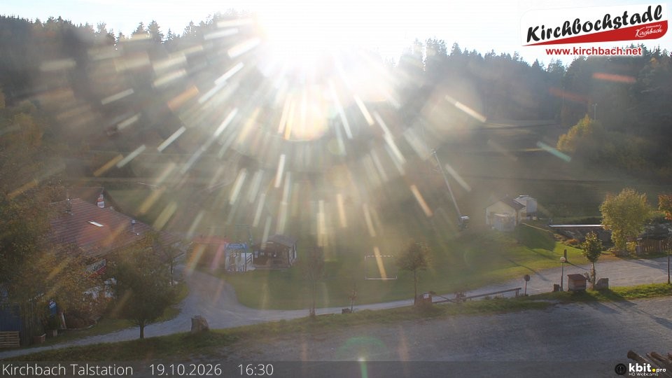 Archiv Foto Webcam Skiabfahrtshang im Schidorf Kirchbach