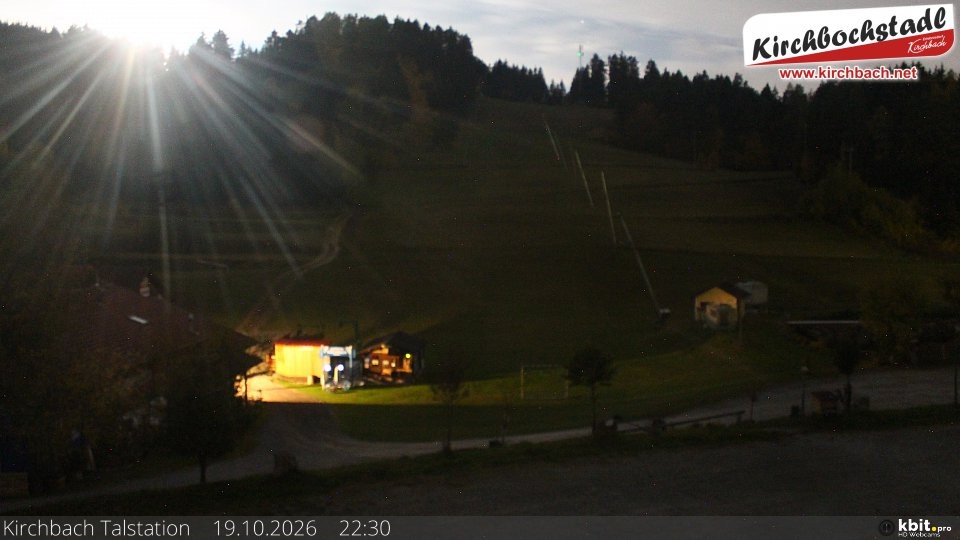 Archiv Foto Webcam Skiabfahrtshang im Schidorf Kirchbach