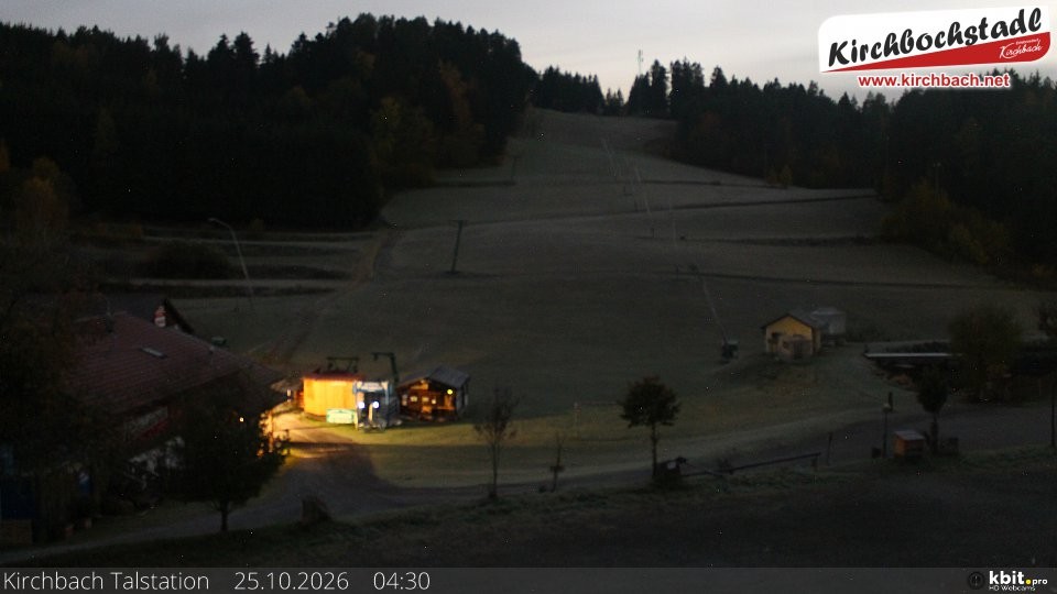 Archiv Foto Webcam Skiabfahrtshang im Schidorf Kirchbach