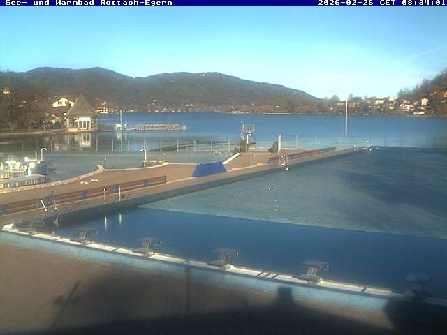 Archived image Webcam Tegernsee - Rottach-Egern Lake Resort