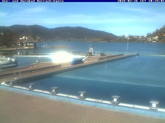 Archived image Webcam Tegernsee - Rottach-Egern Lake Resort