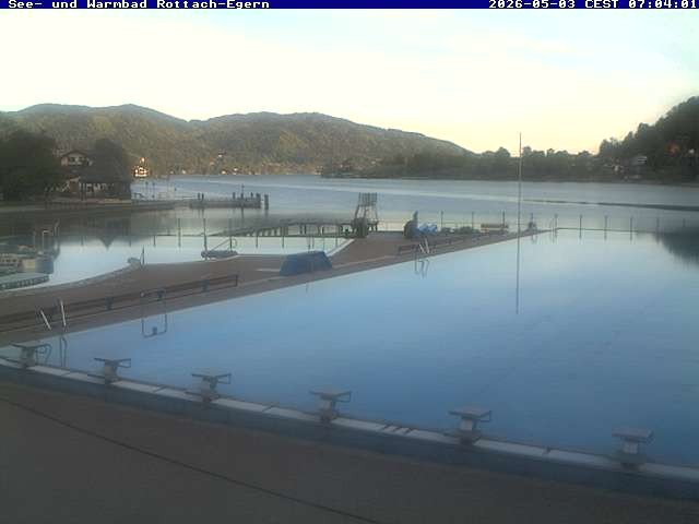 Archived image Webcam Tegernsee - Rottach-Egern Lake Resort