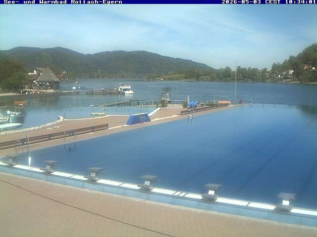 Archived image Webcam Tegernsee - Rottach-Egern Lake Resort