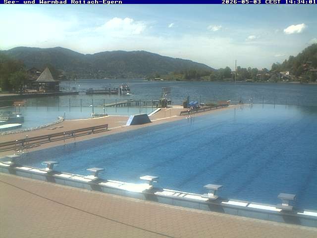 Archived image Webcam Tegernsee - Rottach-Egern Lake Resort