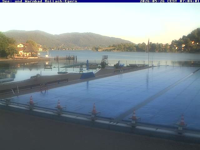 Archived image Webcam Tegernsee - Rottach-Egern Lake Resort