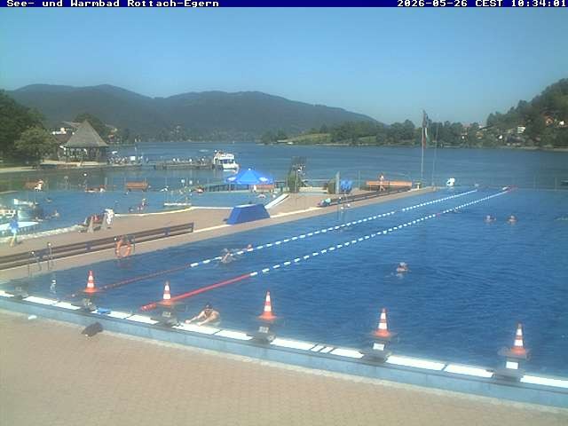Archived image Webcam Tegernsee - Rottach-Egern Lake Resort
