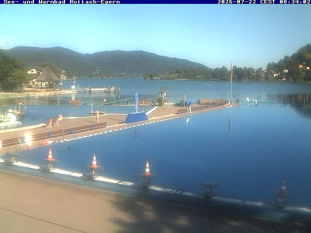 Archived image Webcam Tegernsee - Rottach-Egern Lake Resort