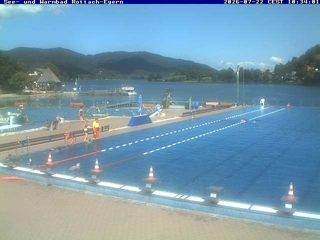 Archived image Webcam Tegernsee - Rottach-Egern Lake Resort