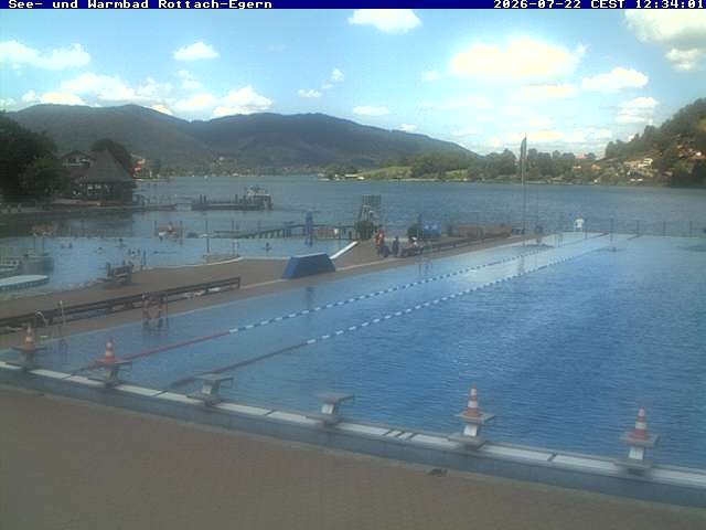 Archived image Webcam Tegernsee - Rottach-Egern Lake Resort