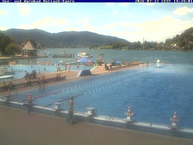 Archived image Webcam Tegernsee - Rottach-Egern Lake Resort