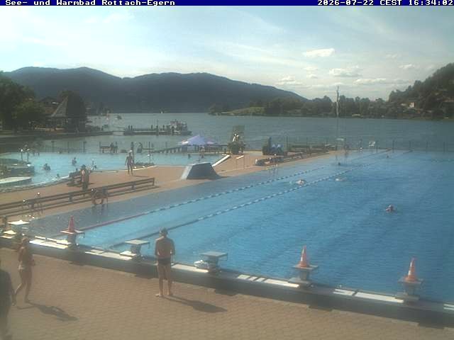 Archived image Webcam Tegernsee - Rottach-Egern Lake Resort