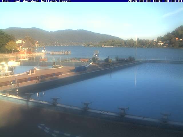 Archived image Webcam Tegernsee - Rottach-Egern Lake Resort