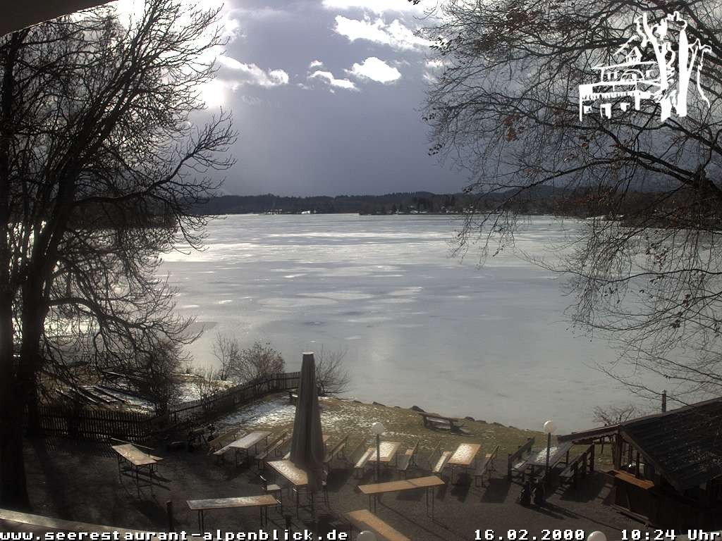 Archiv Foto Webcam Staffelsee - Seerestaurant Alpenblick
