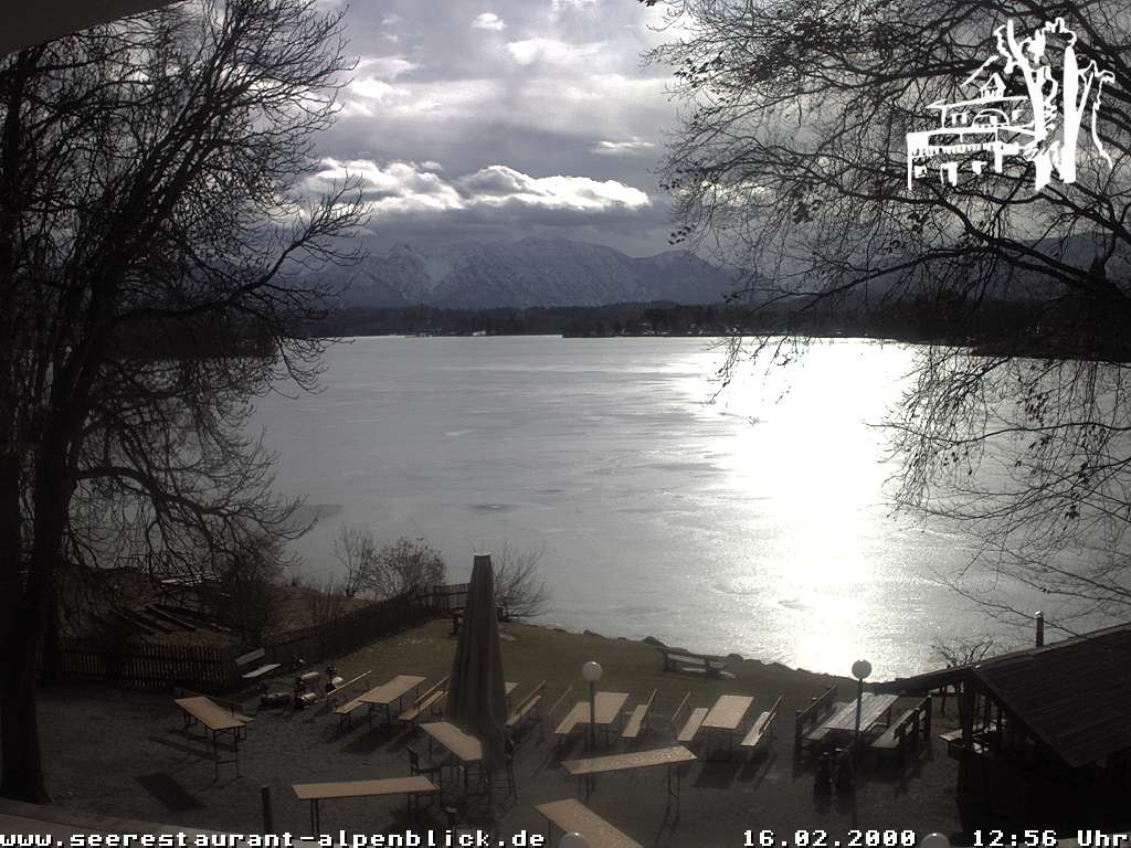Archiv Foto Webcam Staffelsee - Seerestaurant Alpenblick
