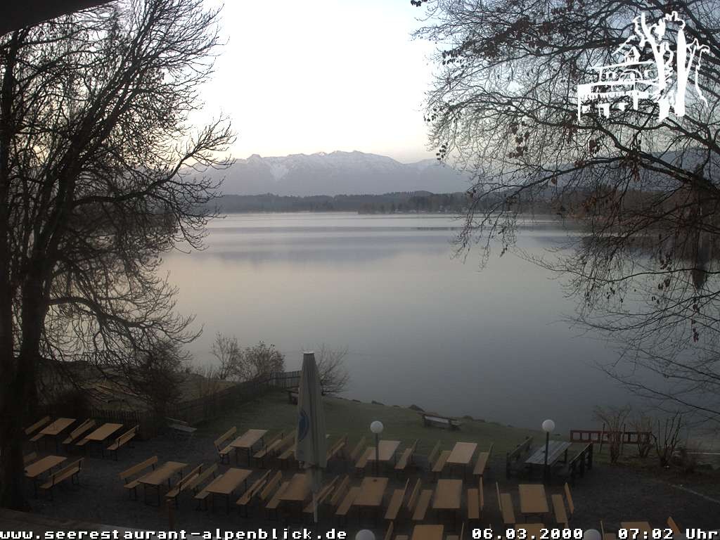 Archiv Foto Webcam Staffelsee - Seerestaurant Alpenblick