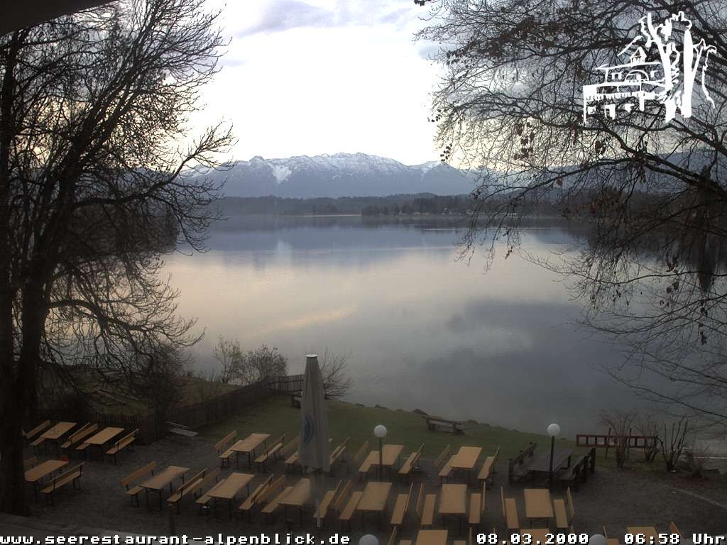 Archiv Foto Webcam Staffelsee - Seerestaurant Alpenblick