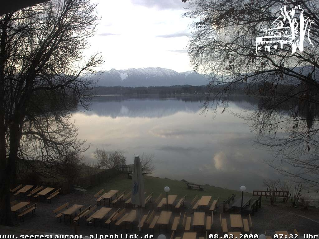 Archiv Foto Webcam Staffelsee - Seerestaurant Alpenblick