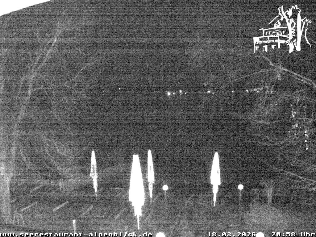 Archiv Foto Webcam Staffelsee - Seerestaurant Alpenblick