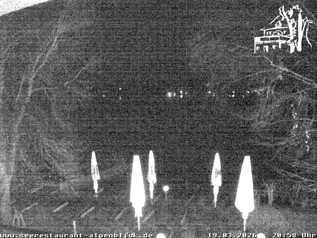 Archiv Foto Webcam Staffelsee - Seerestaurant Alpenblick