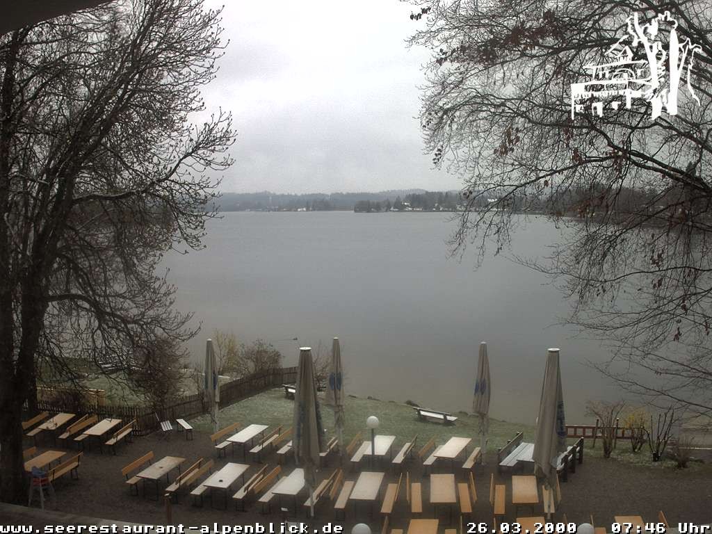 Archiv Foto Webcam Staffelsee - Seerestaurant Alpenblick