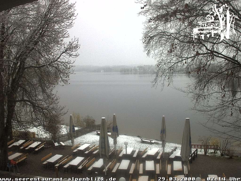 Archiv Foto Webcam Staffelsee - Seerestaurant Alpenblick