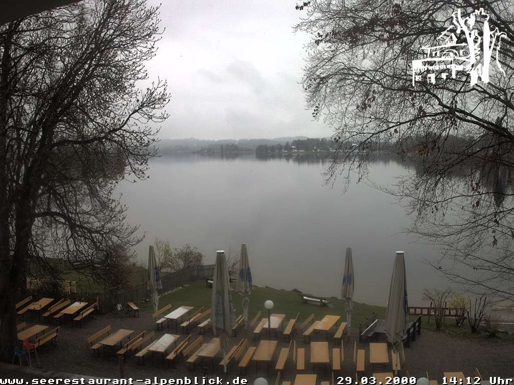 Archiv Foto Webcam Staffelsee - Seerestaurant Alpenblick