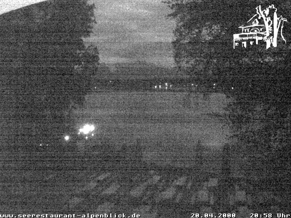 Archiv Foto Webcam Staffelsee - Seerestaurant Alpenblick