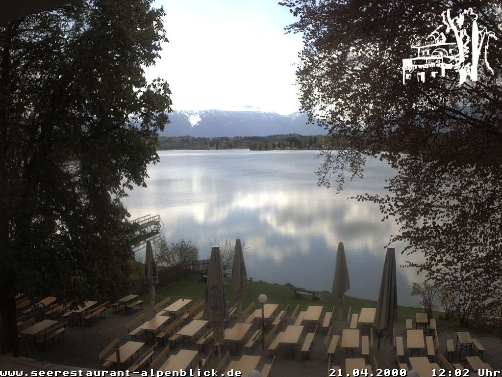 Archiv Foto Webcam Staffelsee - Seerestaurant Alpenblick