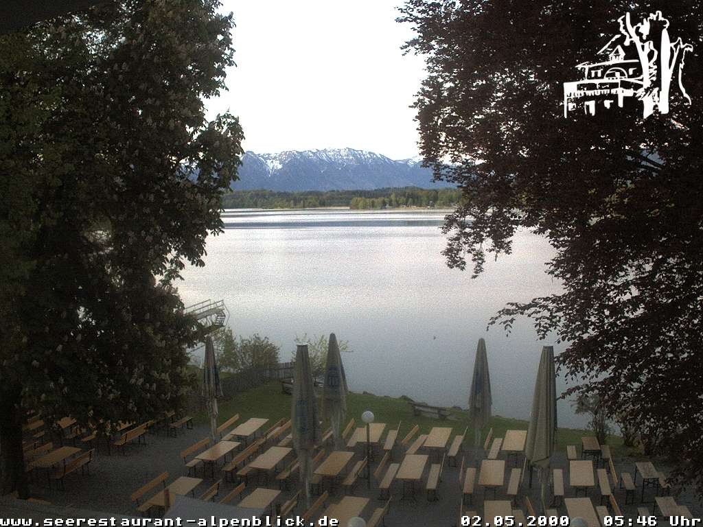 Archiv Foto Webcam Staffelsee - Seerestaurant Alpenblick