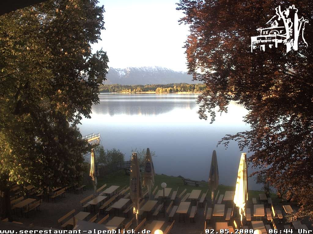 Archiv Foto Webcam Staffelsee - Seerestaurant Alpenblick