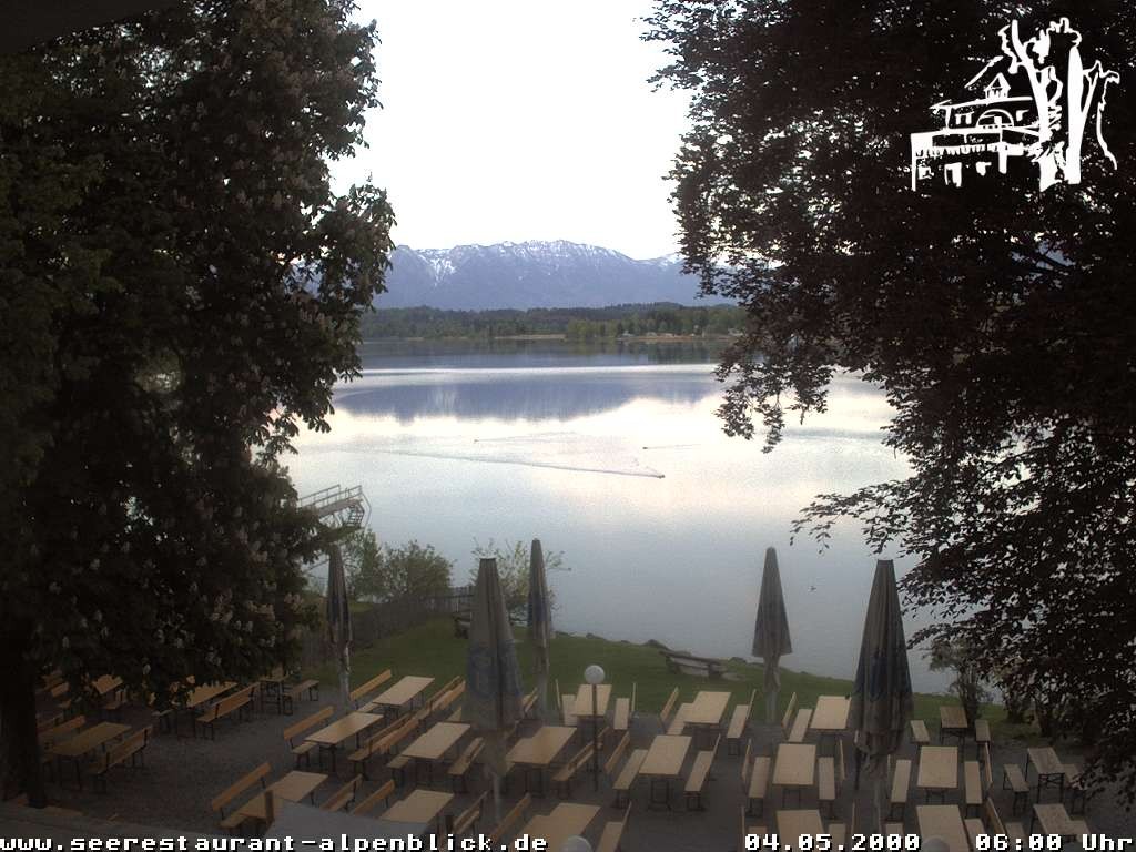 Archiv Foto Webcam Staffelsee - Seerestaurant Alpenblick