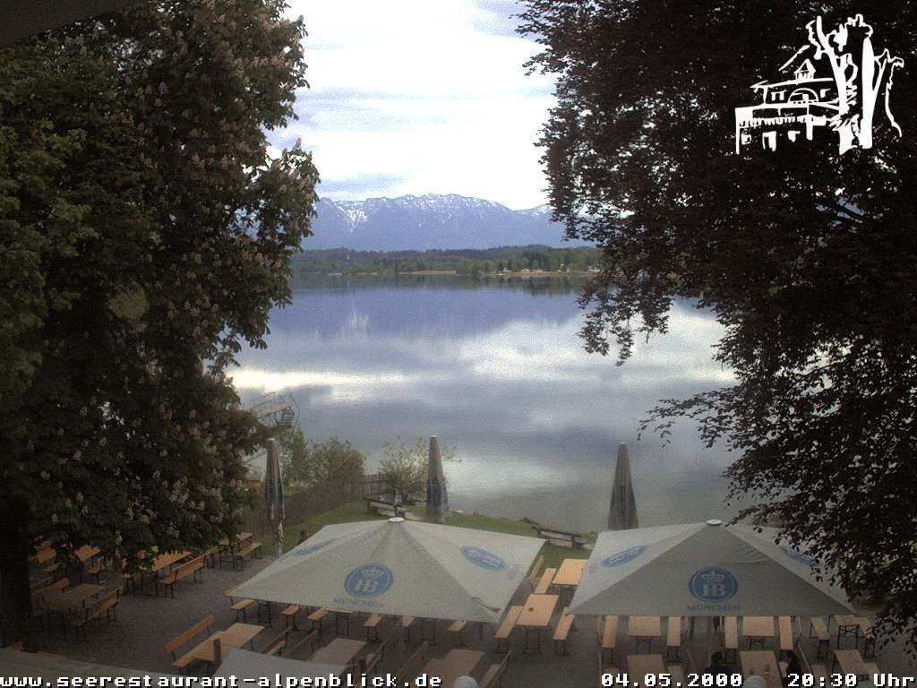 Archiv Foto Webcam Staffelsee - Seerestaurant Alpenblick