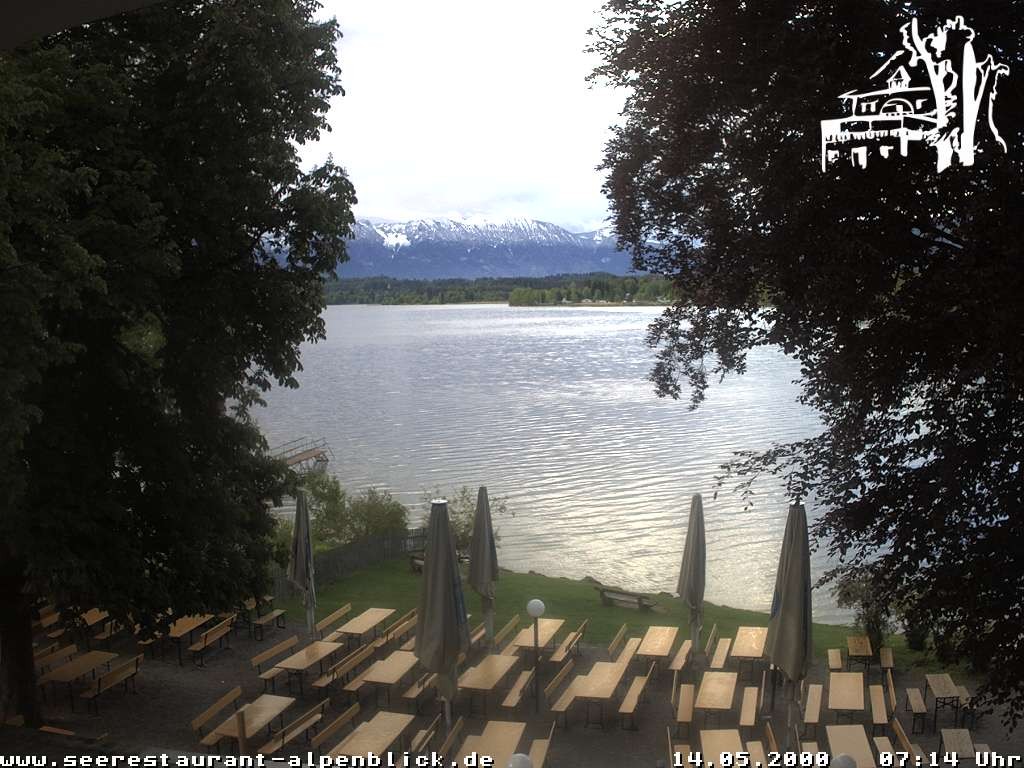 Archiv Foto Webcam Staffelsee - Seerestaurant Alpenblick