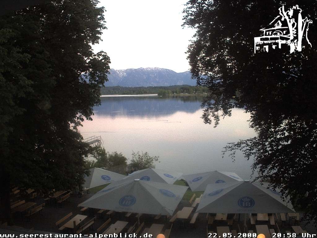 Archiv Foto Webcam Staffelsee - Seerestaurant Alpenblick