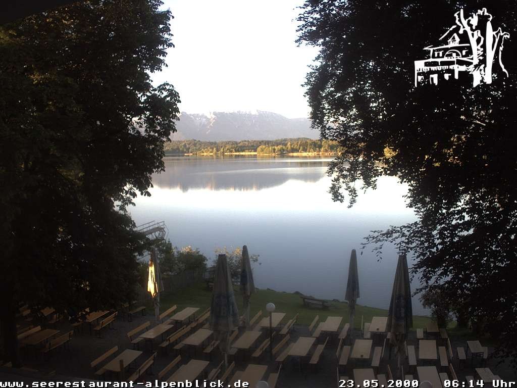 Archiv Foto Webcam Staffelsee - Seerestaurant Alpenblick