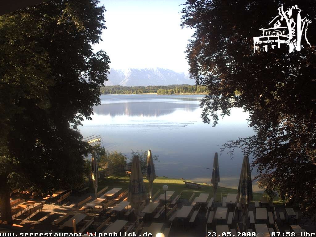 Archiv Foto Webcam Staffelsee - Seerestaurant Alpenblick