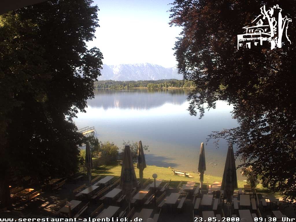 Archiv Foto Webcam Staffelsee - Seerestaurant Alpenblick