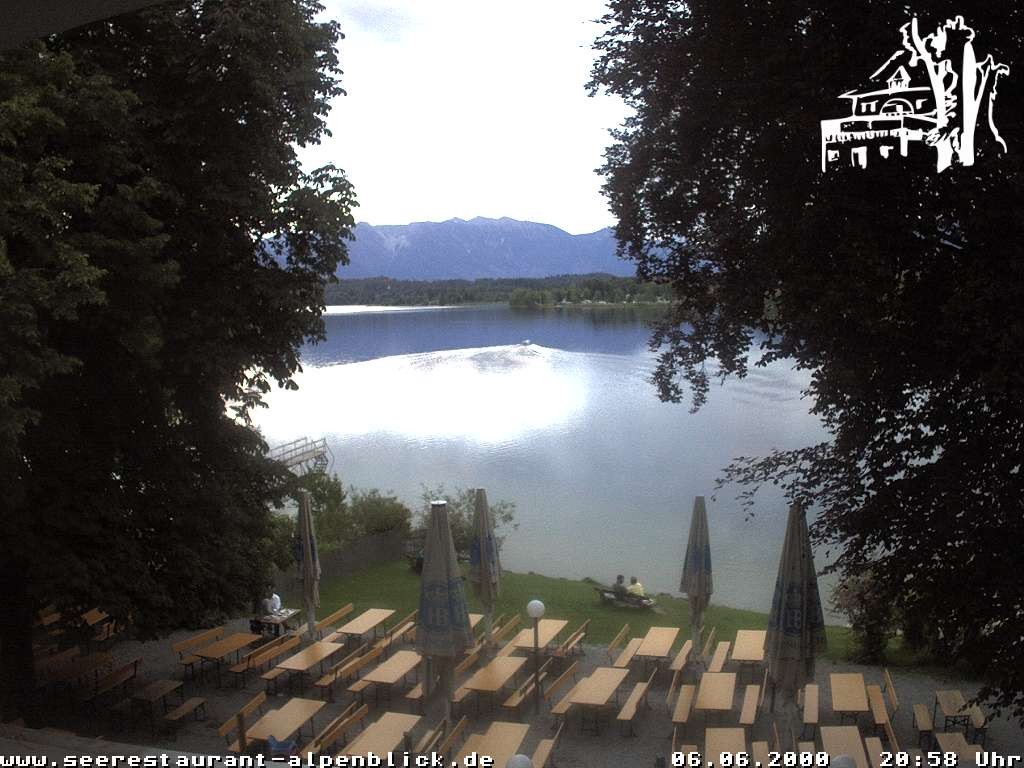 Archiv Foto Webcam Staffelsee - Seerestaurant Alpenblick