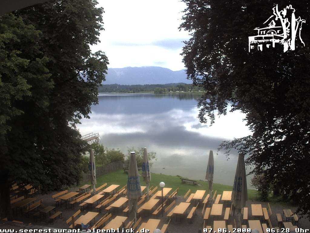 Archiv Foto Webcam Staffelsee - Seerestaurant Alpenblick