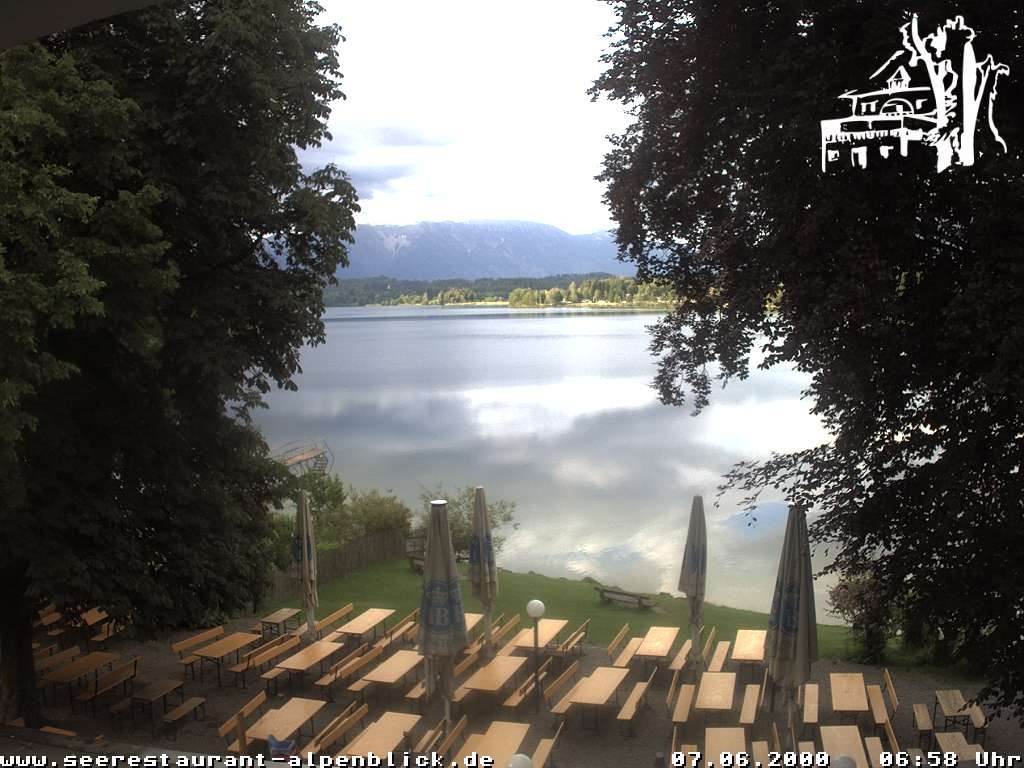 Archiv Foto Webcam Staffelsee - Seerestaurant Alpenblick