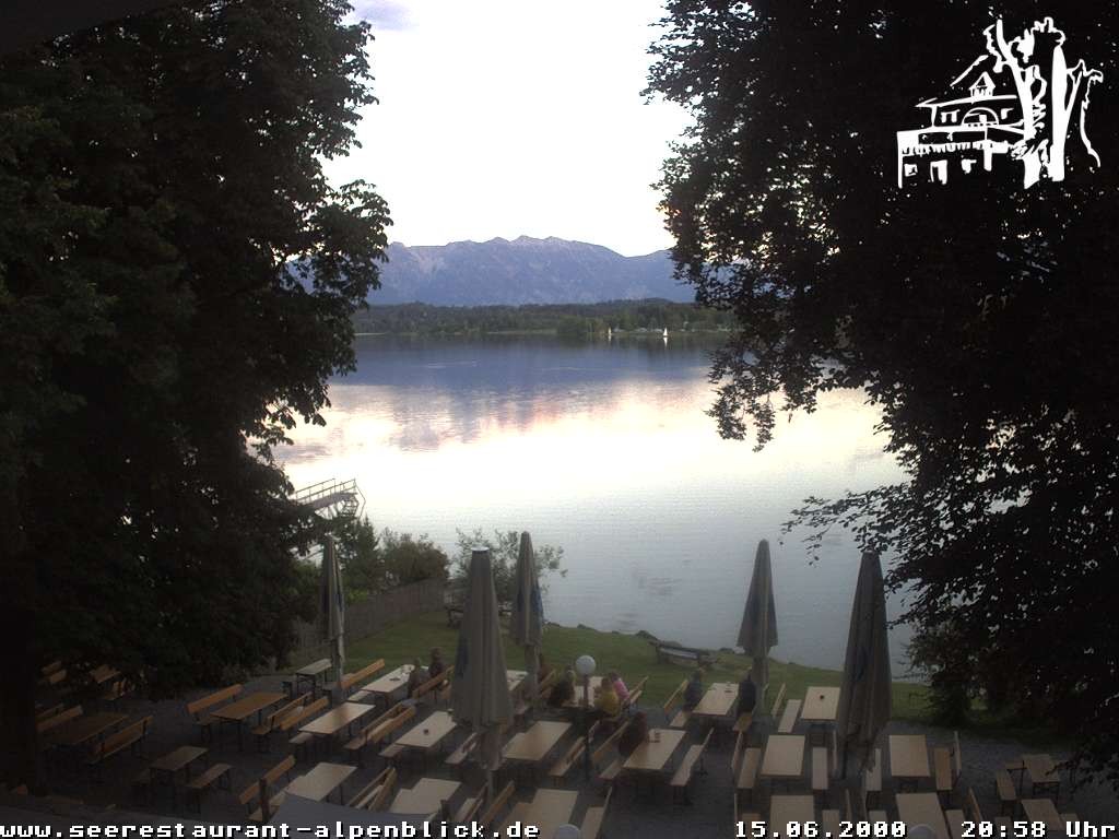 Archiv Foto Webcam Staffelsee - Seerestaurant Alpenblick