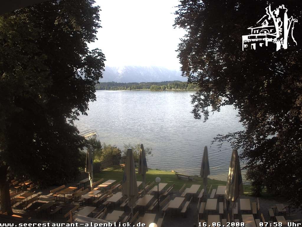 Archiv Foto Webcam Staffelsee - Seerestaurant Alpenblick