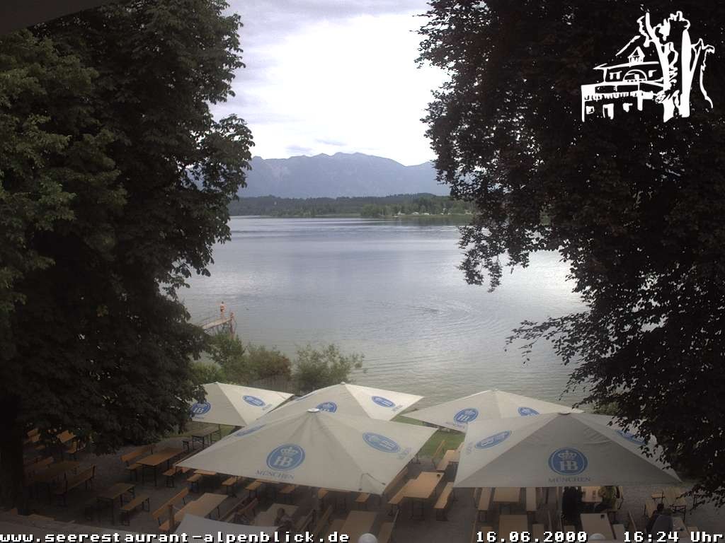 Archiv Foto Webcam Staffelsee - Seerestaurant Alpenblick