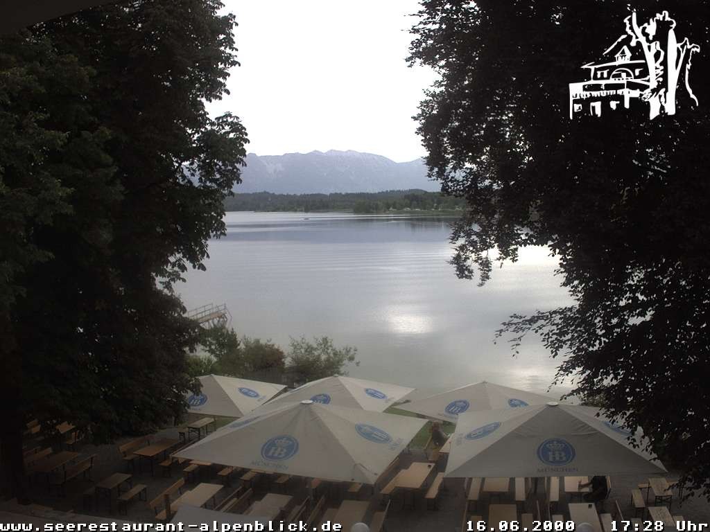 Archiv Foto Webcam Staffelsee - Seerestaurant Alpenblick