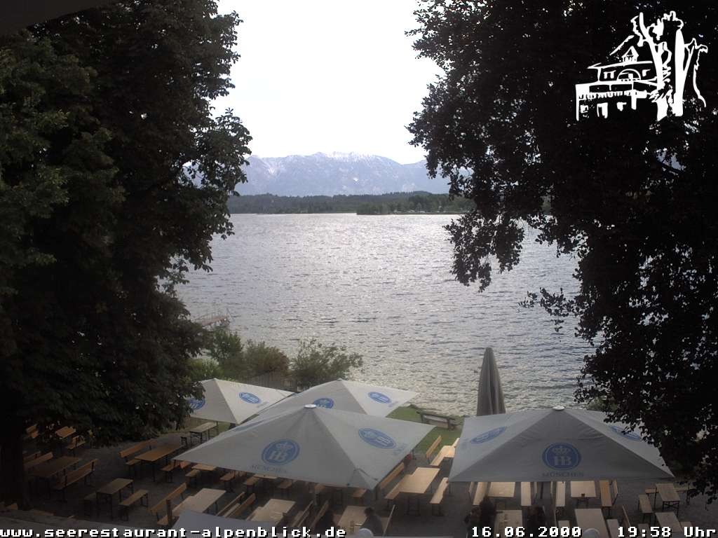 Archiv Foto Webcam Staffelsee - Seerestaurant Alpenblick