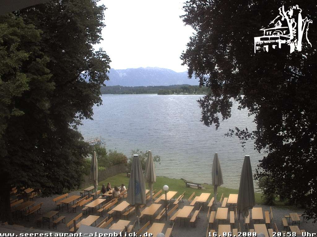 Archiv Foto Webcam Staffelsee - Seerestaurant Alpenblick