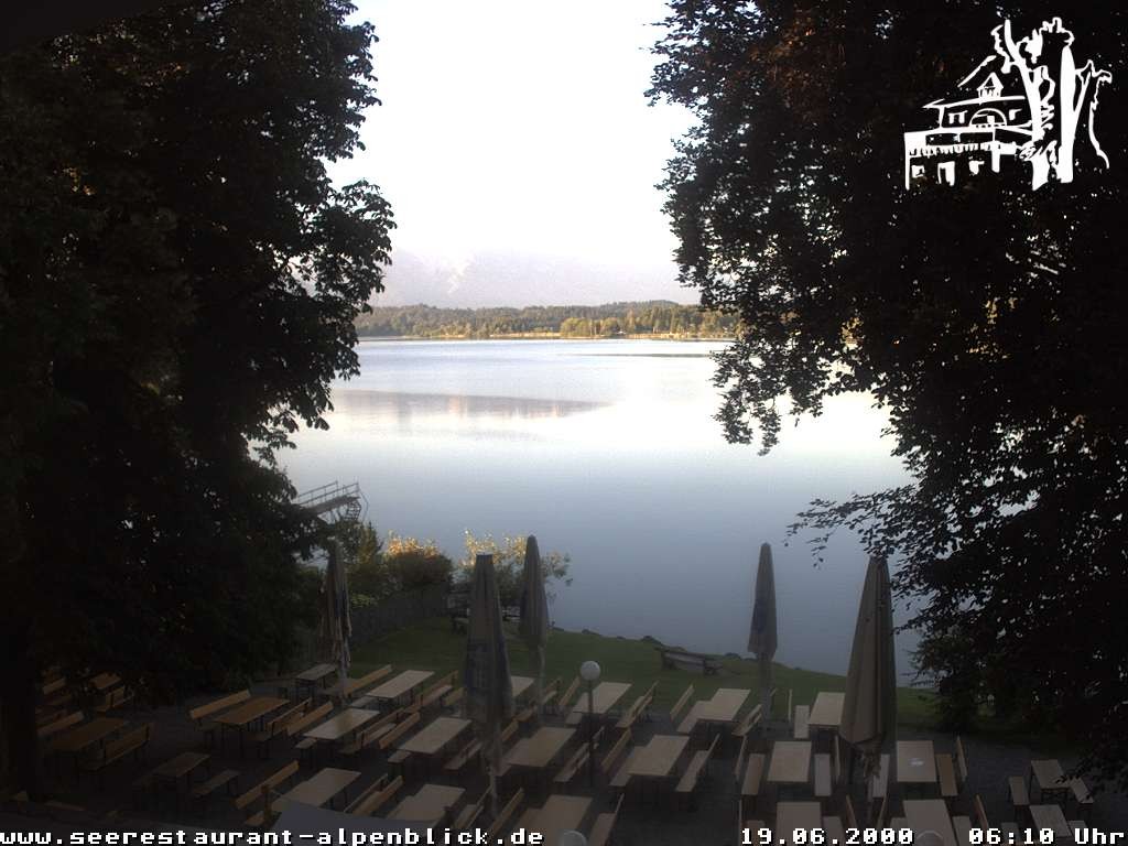 Archiv Foto Webcam Staffelsee - Seerestaurant Alpenblick