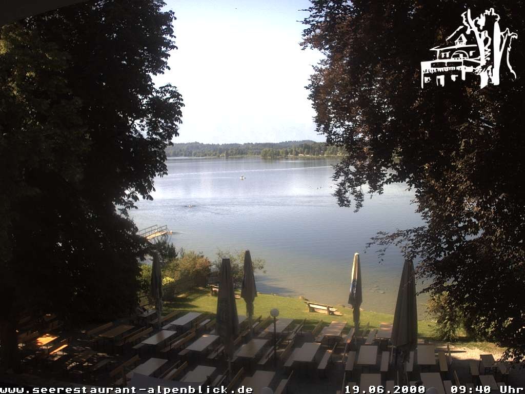 Archiv Foto Webcam Staffelsee - Seerestaurant Alpenblick