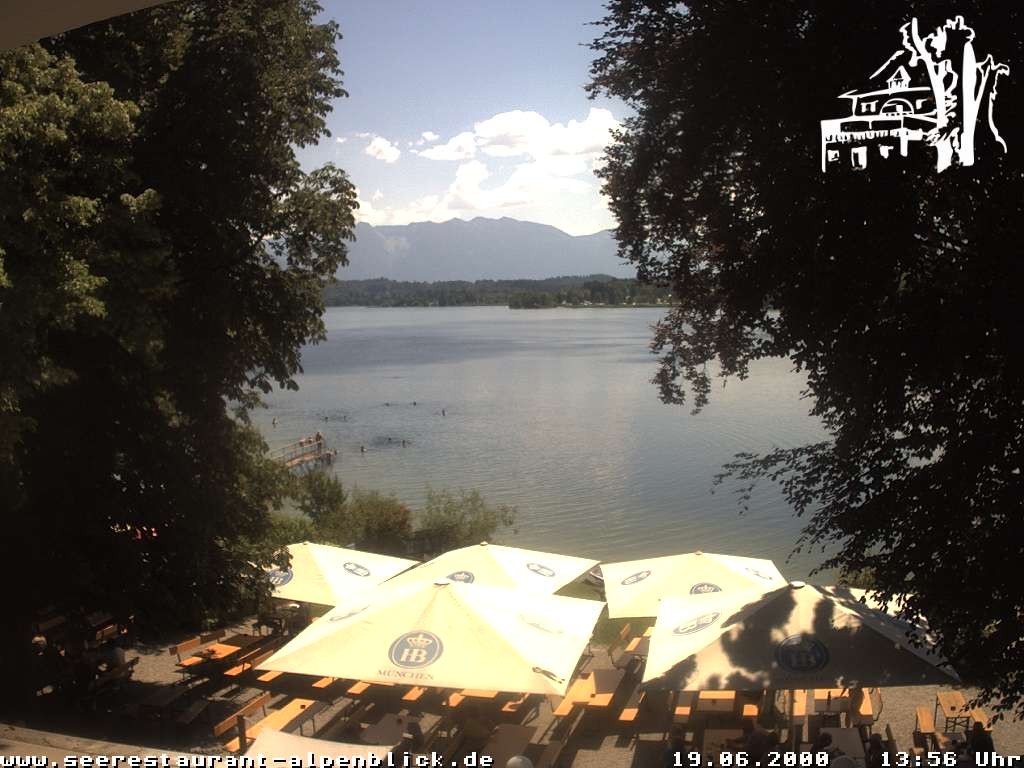 Archiv Foto Webcam Staffelsee - Seerestaurant Alpenblick